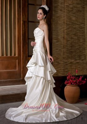 Bridal Dresses Sweetheart Floral Taffeta Ruch 2013