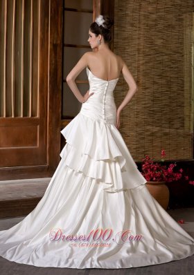 Bridal Dresses Sweetheart Floral Taffeta Ruch 2013