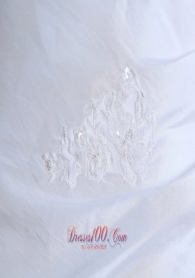 Bridal Dresses Appliques Square Tulle For Customers