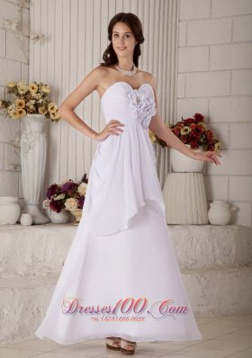 Classy Sweetheart Chiffon Empire Bridal Dress Beading