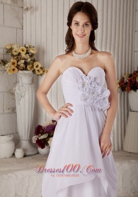 Classy Sweetheart Chiffon Empire Bridal Dress Beading