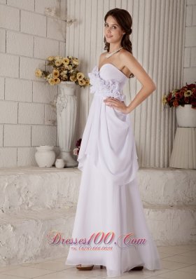 Classy Sweetheart Chiffon Empire Bridal Dress Beading