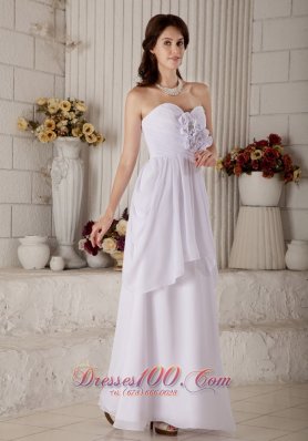 Classy Sweetheart Chiffon Empire Bridal Dress Beading