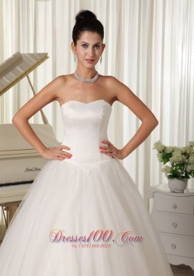 Ball Gown Sweetheart Wedding Dress For Church