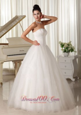 Ball Gown Sweetheart Wedding Dress For Church