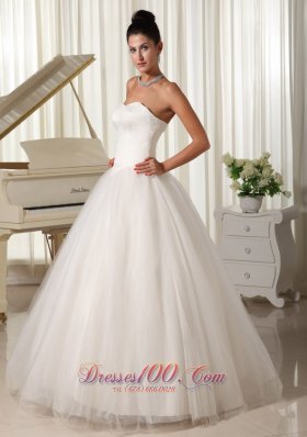 Ball Gown Sweetheart Wedding Dress For Church