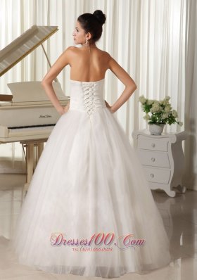 Ball Gown Sweetheart Wedding Dress For Church