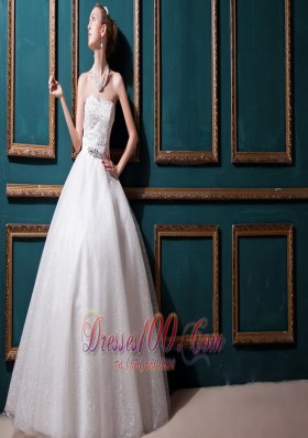 Ivory Wedding Gown Dress Beaded bodice Satin and Tulle