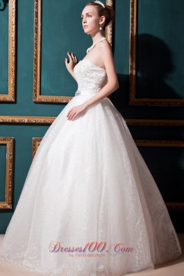 Ivory Wedding Gown Dress Beaded bodice Satin and Tulle