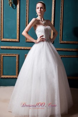 Ivory Wedding Gown Dress Beaded bodice Satin and Tulle