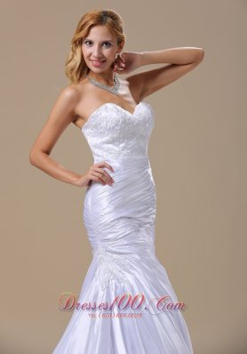 Mermaid Sweetheart Dress for Wedding with Lace