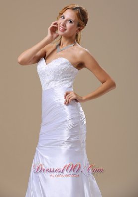 Mermaid Sweetheart Dress for Wedding with Lace