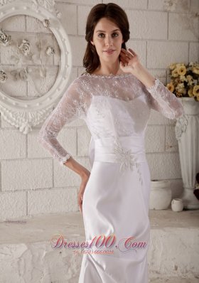 Dramatic Mermaid Bateau Lace Bridal Dresses Satin on Sale