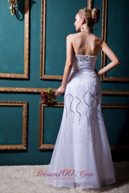 Dreamy Empire Wedding Gowns Sweetheart Floor-length Organza