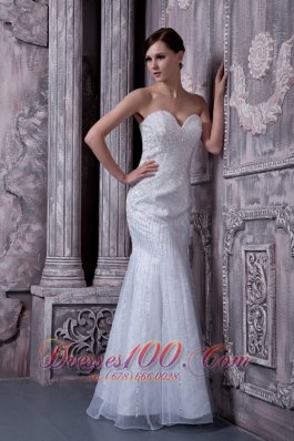 Mermaid Bridal Dress for Outdoor Wedding Elastic Woven Satin