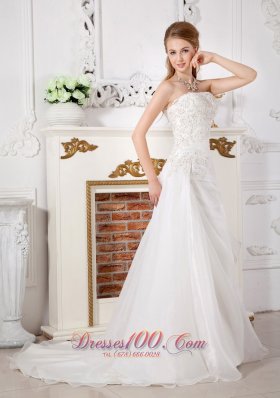 Princess Strapless Bridal Dress Lace Wedding Reception