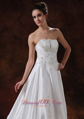 Gorgeous Royal Ruffled Wedding Bridal Ball Gowns Chapel