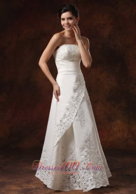 Custom Made Lace Skirt Wedding Dress for Petite Brides