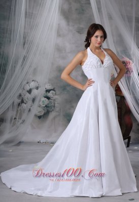 Halter Pick-ups Decorate Wedding Gowns Fashion For 2013