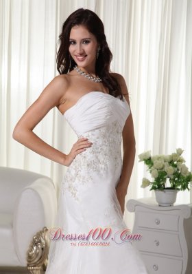 A-line Wedding Gown Queen Katherine Style Sweetheart Tulle