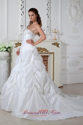 Brand New Plus Size Wedding Dress A-line Appliques Court