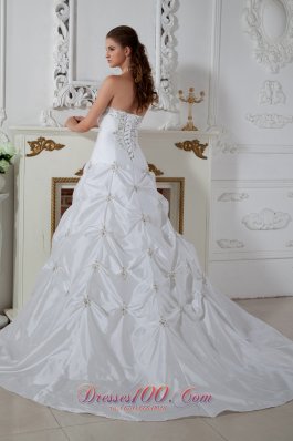 Brand New Plus Size Wedding Dress A-line Appliques Court