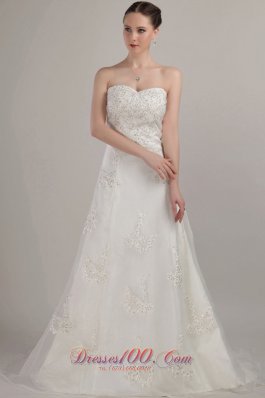 Classical Tulle Wedding Bridal Dress Beading Embroidery