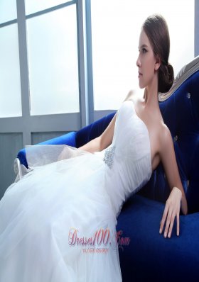 Pretty A-line Wedding Dress Fairy Tale Style Clasp Tulle