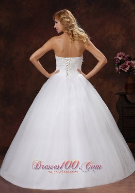 Sheath Bodice Empire Ball Gown Wedding Dress Flowers