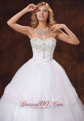 Beading Embroidery 2013 Wedding Gowns Sweetheart Layer