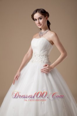 Elegant Ball Gown Bridal Dresses Appliques Gilding