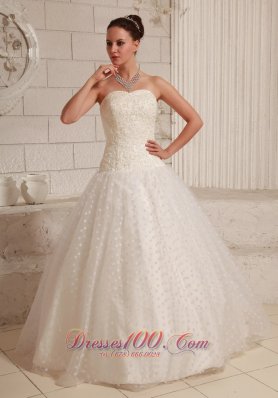 Appliques Wedding Bridal Dresses Ball Gown Special Tulle
