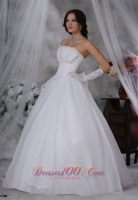 Beaded Strapless Ball Gown Wedding Dress