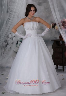 Beaded Strapless Ball Gown Wedding Dress