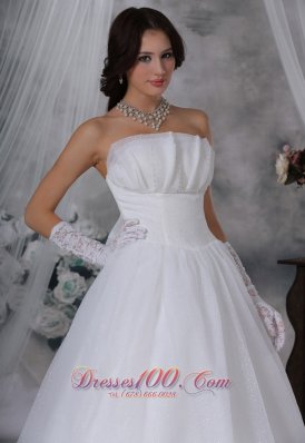 Beaded Strapless Ball Gown Wedding Dress