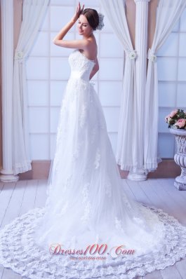 Princess Lace Sash Wedding Dress Bridal For Guest