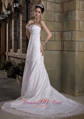 Mermaid Beaded Chapel Train Wedding Bridal Gowns