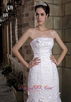 Mermaid Beaded Chapel Train Wedding Bridal Gowns