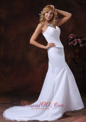 Mermaid Court Train Wedding Bridal Dress Sweetheart