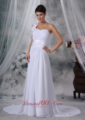 A-line Sweetheart Wedding Dress With Satin Sweetheart