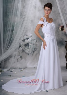 A-line Sweetheart Wedding Dress With Satin Sweetheart