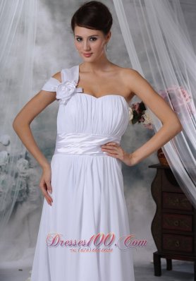 A-line Sweetheart Wedding Dress With Satin Sweetheart