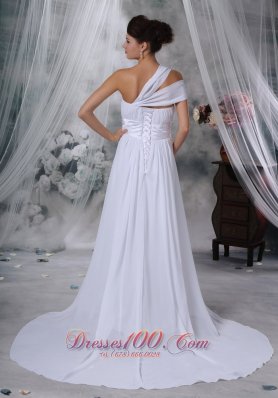 A-line Sweetheart Wedding Dress With Satin Sweetheart