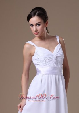 Unique Empire Straps Floor-length Homecoming Dress