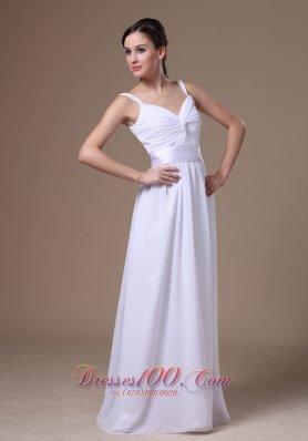 Unique Empire Straps Floor-length Homecoming Dress