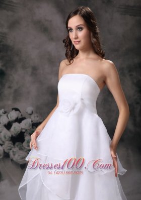 Modest Strapless Inexpensive Wedding Dress Discounted