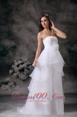 Modest Strapless Inexpensive Wedding Dress Discounted