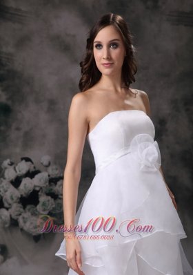 Modest Strapless Inexpensive Wedding Dress Discounted