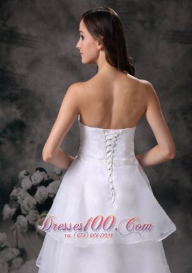 Modest Strapless Inexpensive Wedding Dress Discounted