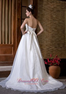 Beautiful Wedding Dress Sweetheart Beading Rcuhed Taffeta